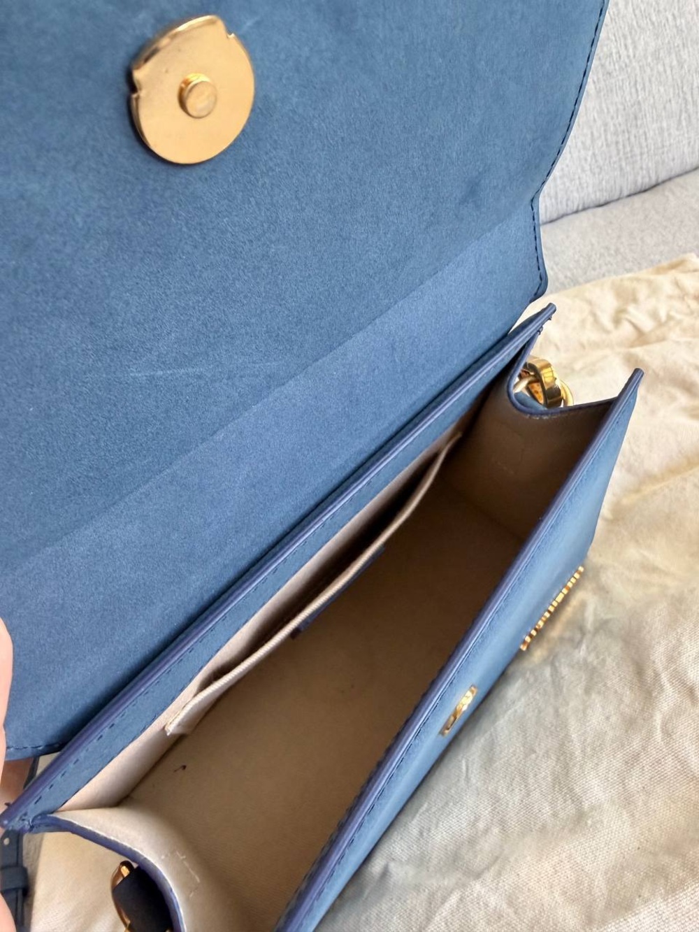 Jacquemus Navy Blue Le Chiquito Top-Handle Mini Bag - Picture 5 of 5